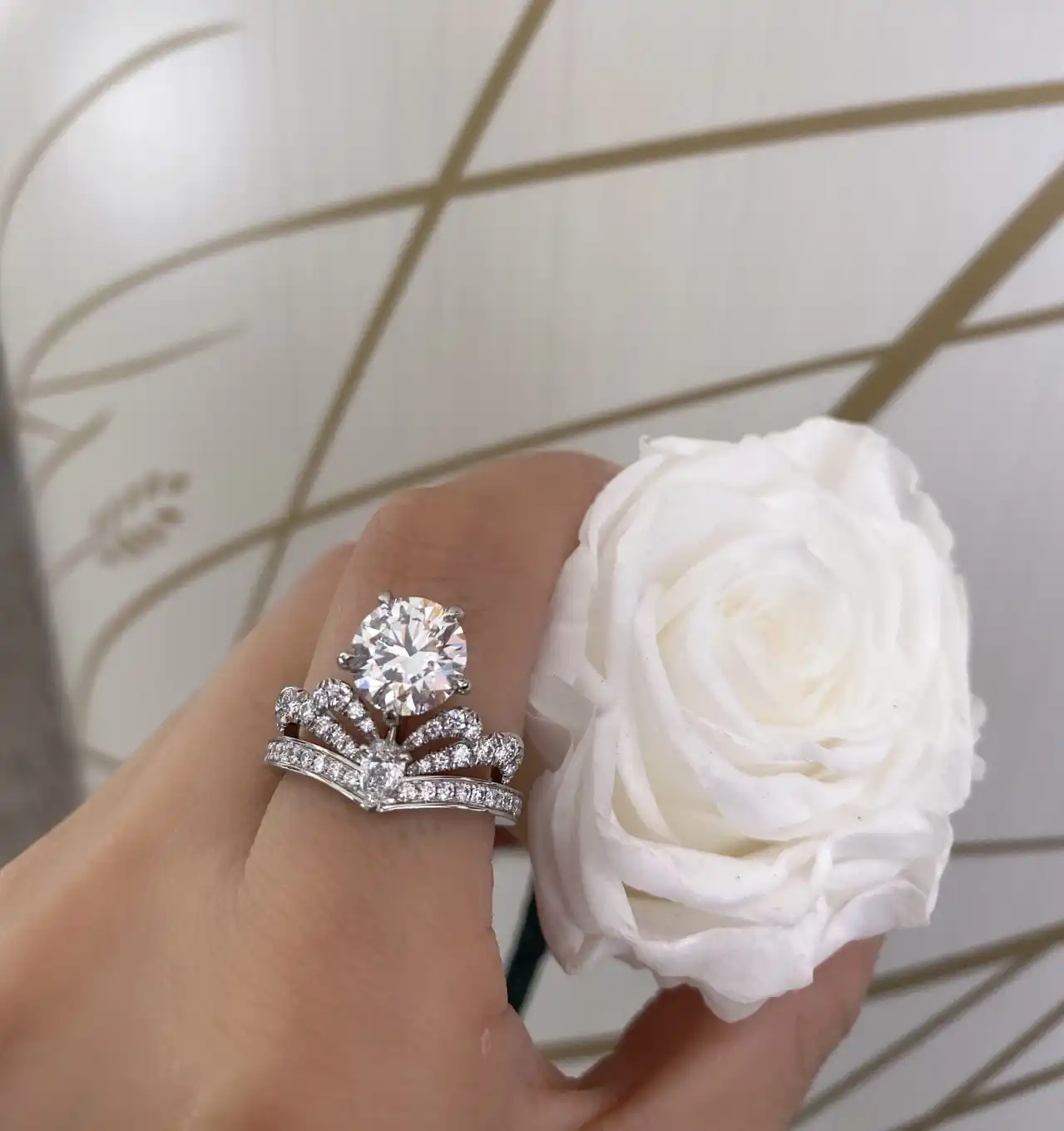 求婚钻戒定制图片展示